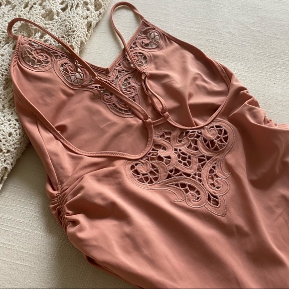 Tori Praver Crochet One Piece Swimsuit - Picture 7 of 15